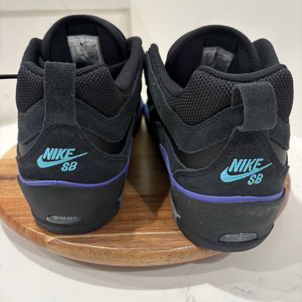 Nike SB Air Max Ishod Wair Black Grape Persian Violet FB2393-003 Men Size 11 New - Picture 5 of 12